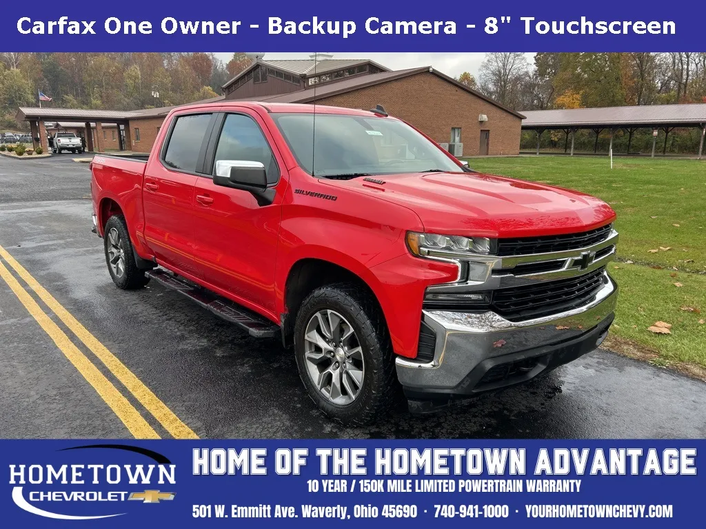 Red 2021 Chevrolet Silverado 1500 LT for sale in Waverly, OH