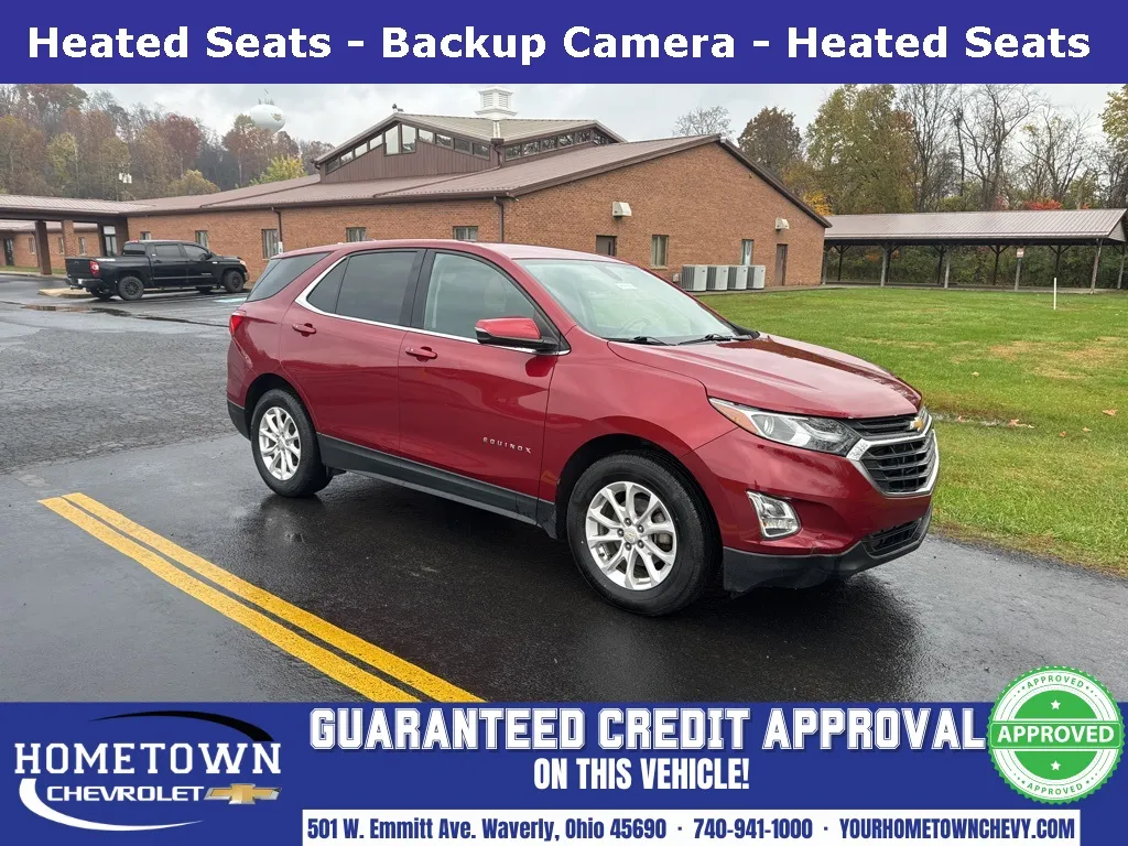 Red 2018 Chevrolet Equinox LT for sale in Waverly, OH
