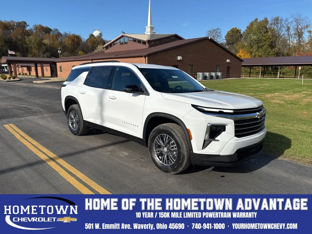 White 2026 Chevrolet Traverse LT for sale in Waverly, OH