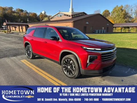Red 2026 Chevrolet Traverse LT for sale in Waverly, OH