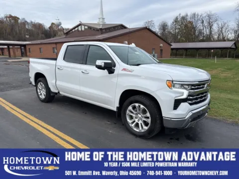 White 2023 Chevrolet Silverado 1500 LTZ for sale in Waverly, OH