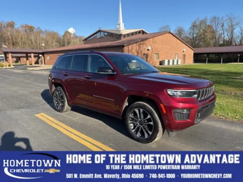 Red 2023 Jeep Grand Cherokee Overland for sale in Waverly, OH