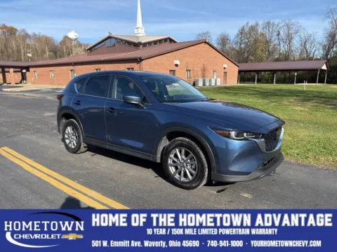 Blue 2022 Mazda CX-5 2.5 S Preferred Package for sale in Waverly, OH