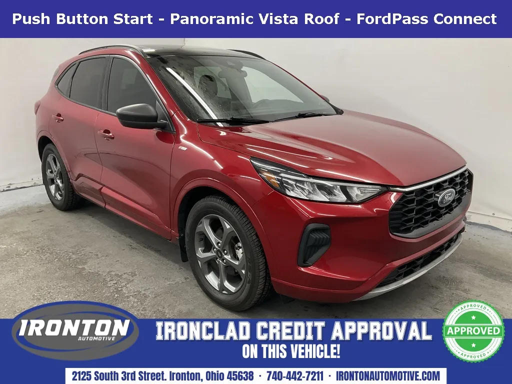 Red 2023 Ford Escape Hybrid ST-Line for sale in Ironton, OH