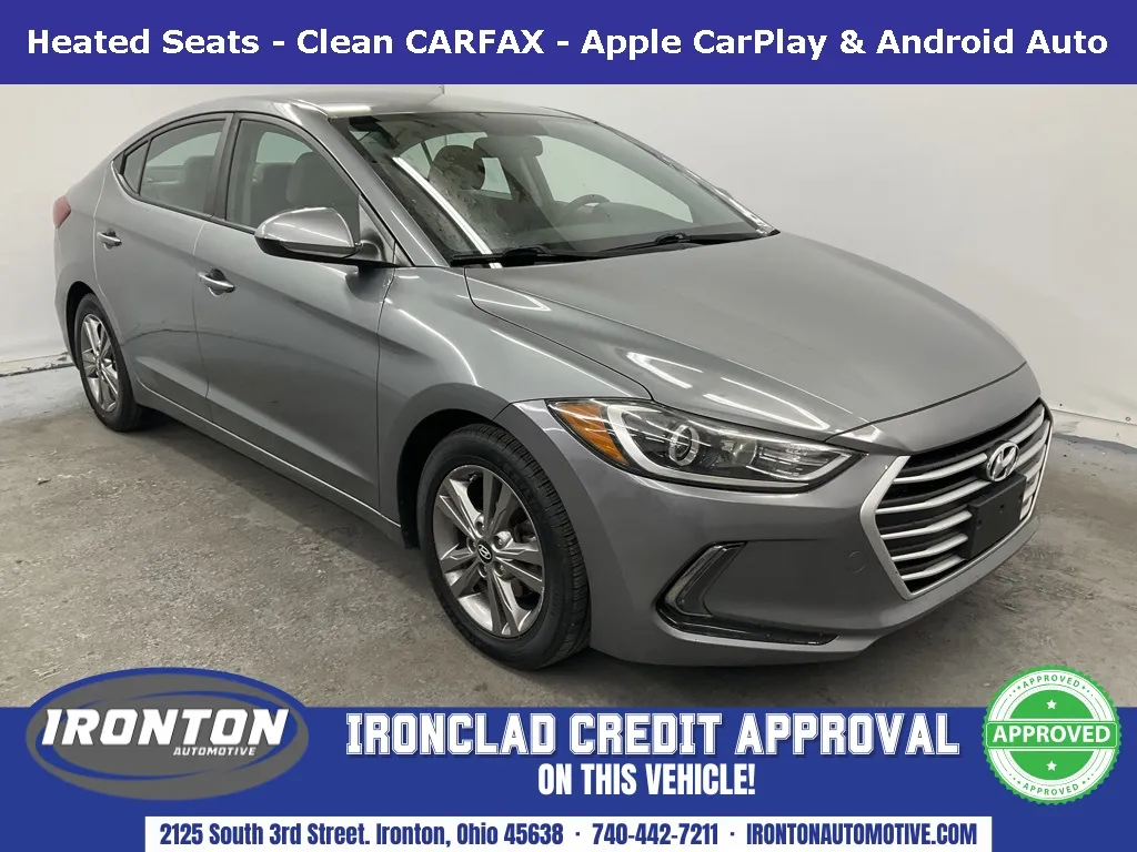 Gray 2017 Hyundai Elantra SE for sale in Ironton, OH