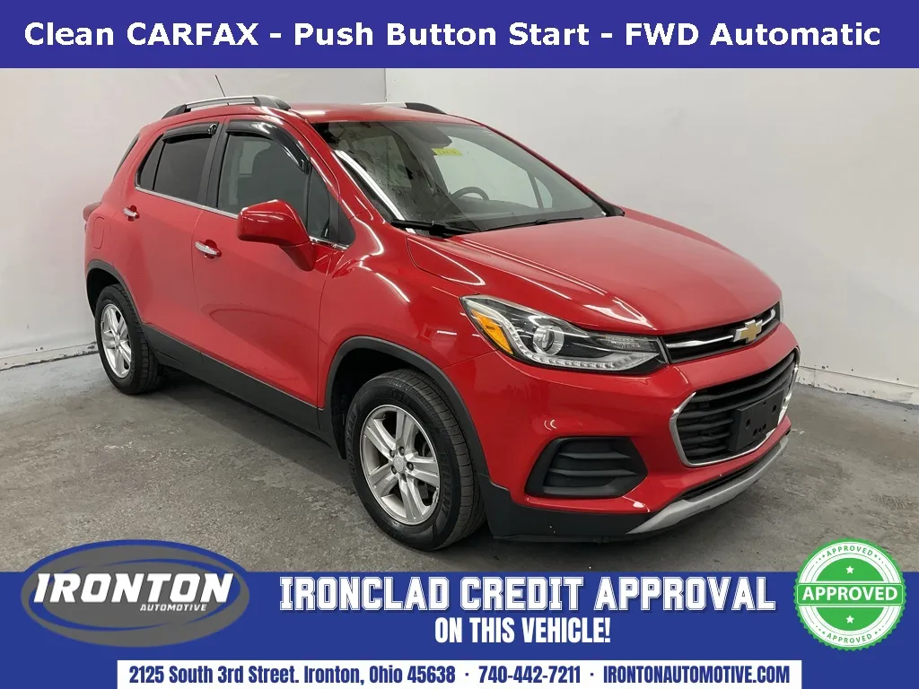 Red 2017 Chevrolet Trax LT for sale in Ironton, OH