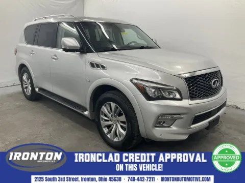 Silver 2016 INFINITI QX80 for sale in Ironton, OH
