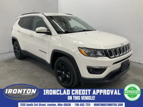 White 2019 Jeep Compass Latitude for sale in Ironton, OH