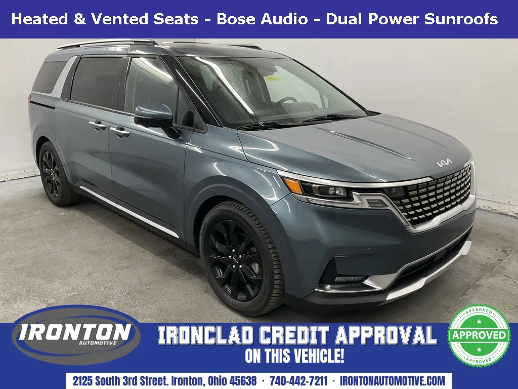 Blue 2022 Kia Carnival SX Prestige for sale in Ironton, OH