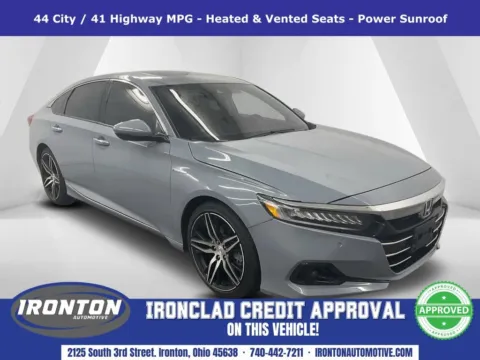 Gray 2022 Honda Accord Hybrid Touring for sale in Ironton, OH