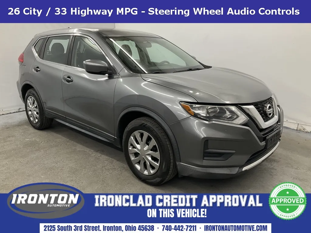 Gray 2017 Nissan Rogue S for sale in Ironton, OH