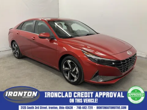 Orange 2022 Hyundai Elantra Limited for sale in Ironton, OH