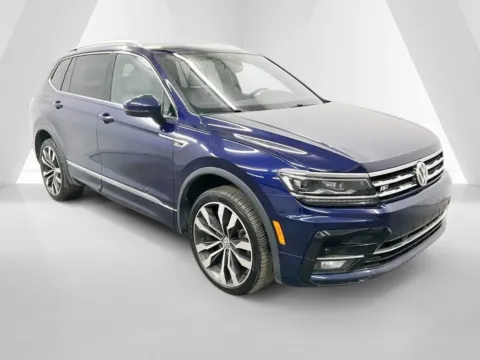 Blue 2021 Volkswagen Tiguan 2.0T SEL Premium R-Line for sale in Ironton, OH