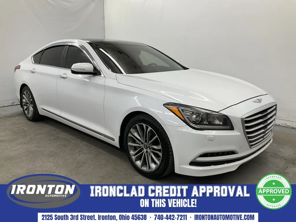 White 2015 Hyundai Genesis 3.8 for sale in Ironton, OH