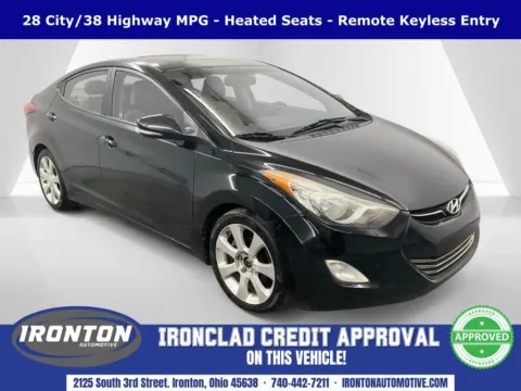 Black 2012 Hyundai Elantra Limited for sale in Ironton, OH