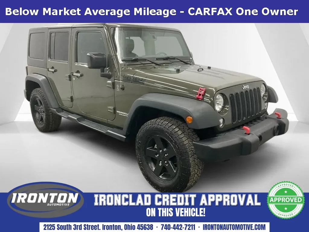 Green 2015 Jeep Wrangler Unlimited Sport for sale in Ironton, OH