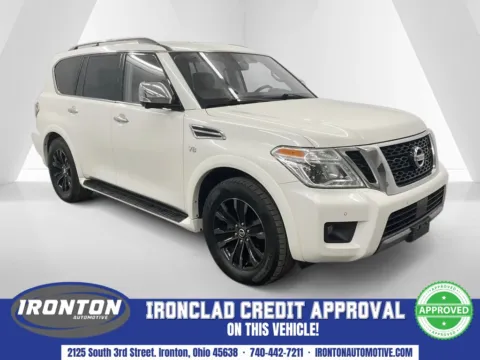 White 2020 Nissan Armada Platinum for sale in Ironton, OH