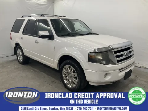 White 2013 Ford Expedition Limited for sale in Ironton, OH