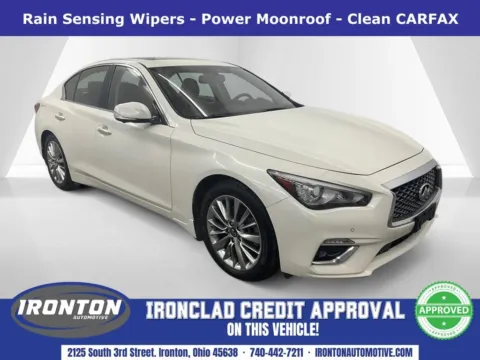 White 2021 INFINITI Q50 3.0t LUXE for sale in Ironton, OH