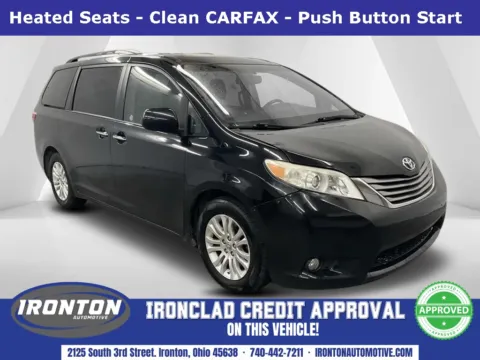 Black 2015 Toyota Sienna XLE for sale in Ironton, OH