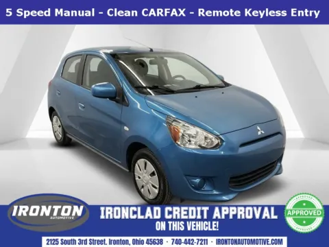 Blue 2014 Mitsubishi Mirage DE for sale in Ironton, OH