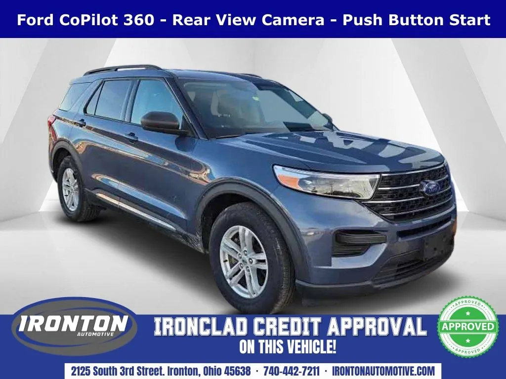 Blue 2021 Ford Explorer XLT for sale in Ironton, OH