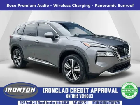 Gray 2021 Nissan Rogue Platinum for sale in Ironton, OH