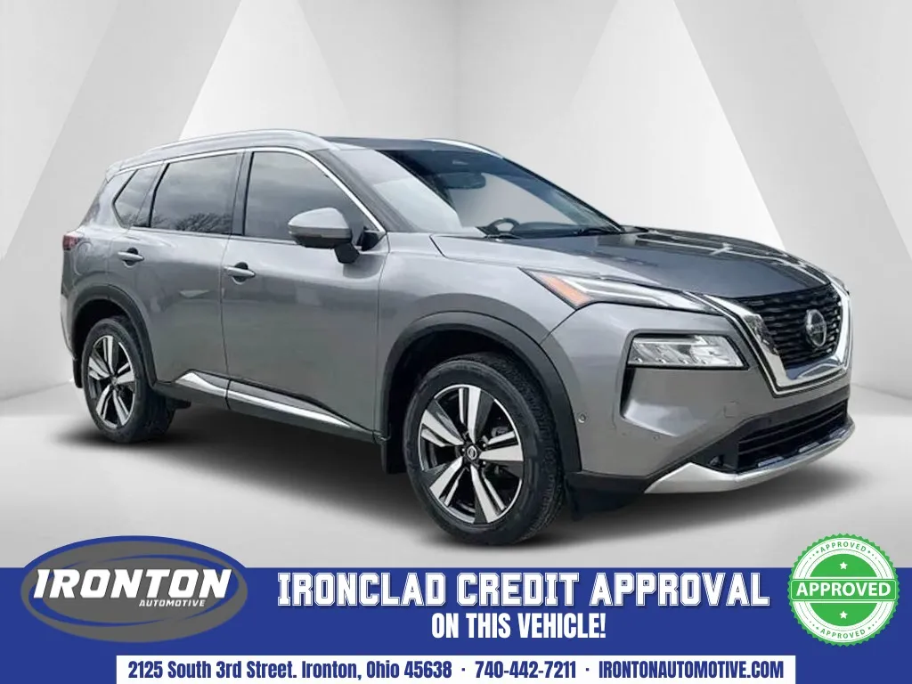 Gray 2021 Nissan Rogue Platinum for sale in Ironton, OH