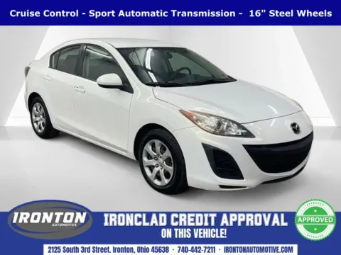White 2011 Mazda Mazda3 i Sport for sale in Ironton, OH