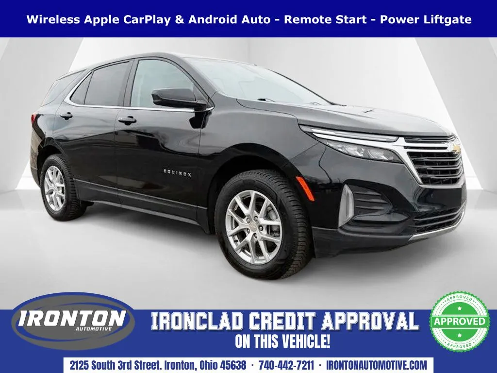 Black 2023 Chevrolet Equinox LT for sale in Ironton, OH