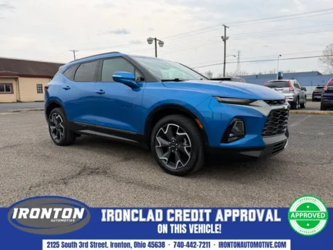 Blue 2021 Chevrolet Blazer RS for sale in Ironton, OH