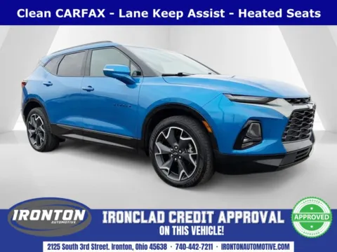 Blue 2021 Chevrolet Blazer RS for sale in Ironton, OH