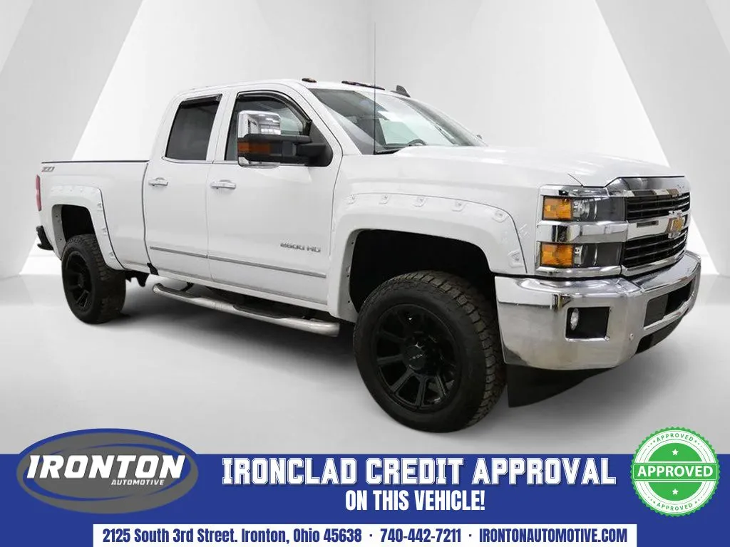 White 2017 Chevrolet Silverado 2500HD LTZ for sale in Ironton, OH