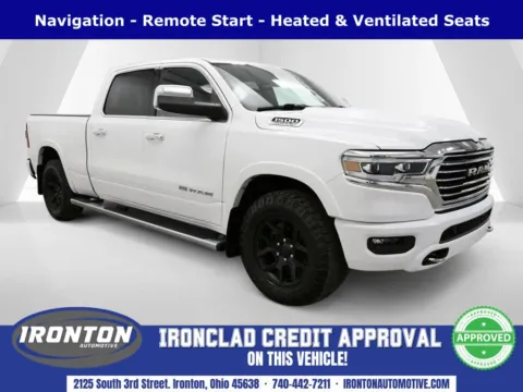 White 2022 Ram 1500 Laramie Longhorn for sale in Ironton, OH