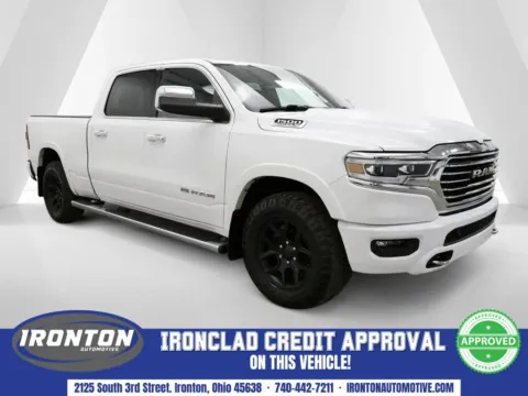 White 2022 Ram 1500 Laramie Longhorn for sale in Ironton, OH