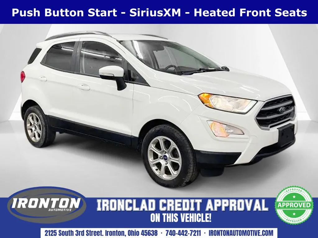 White 2019 Ford EcoSport SE for sale in Ironton, OH