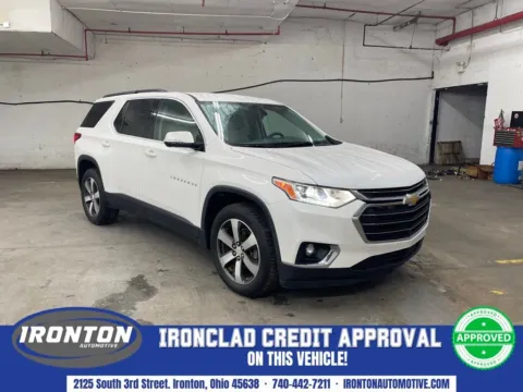 White 2020 Chevrolet Traverse 3LT for sale in Ironton, OH