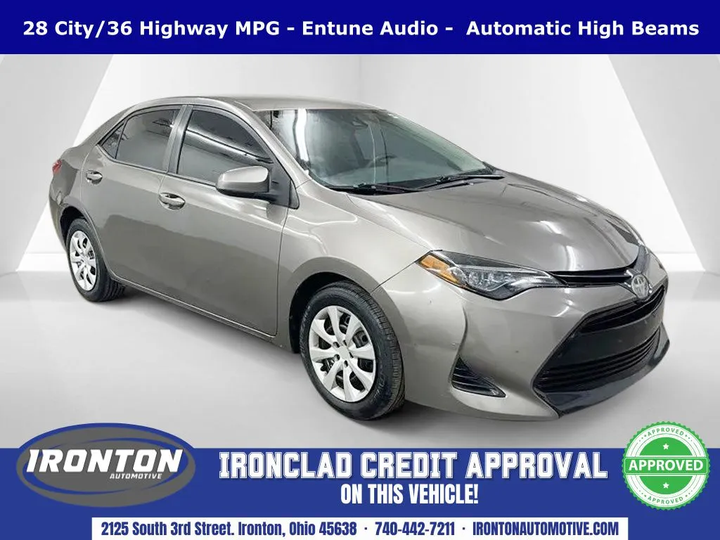Gray 2019 Toyota Corolla LE for sale in Ironton, OH