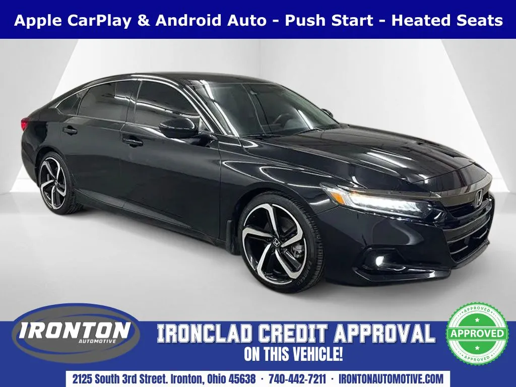 Black 2022 Honda Accord Sport Special Edition for sale in Ironton, OH