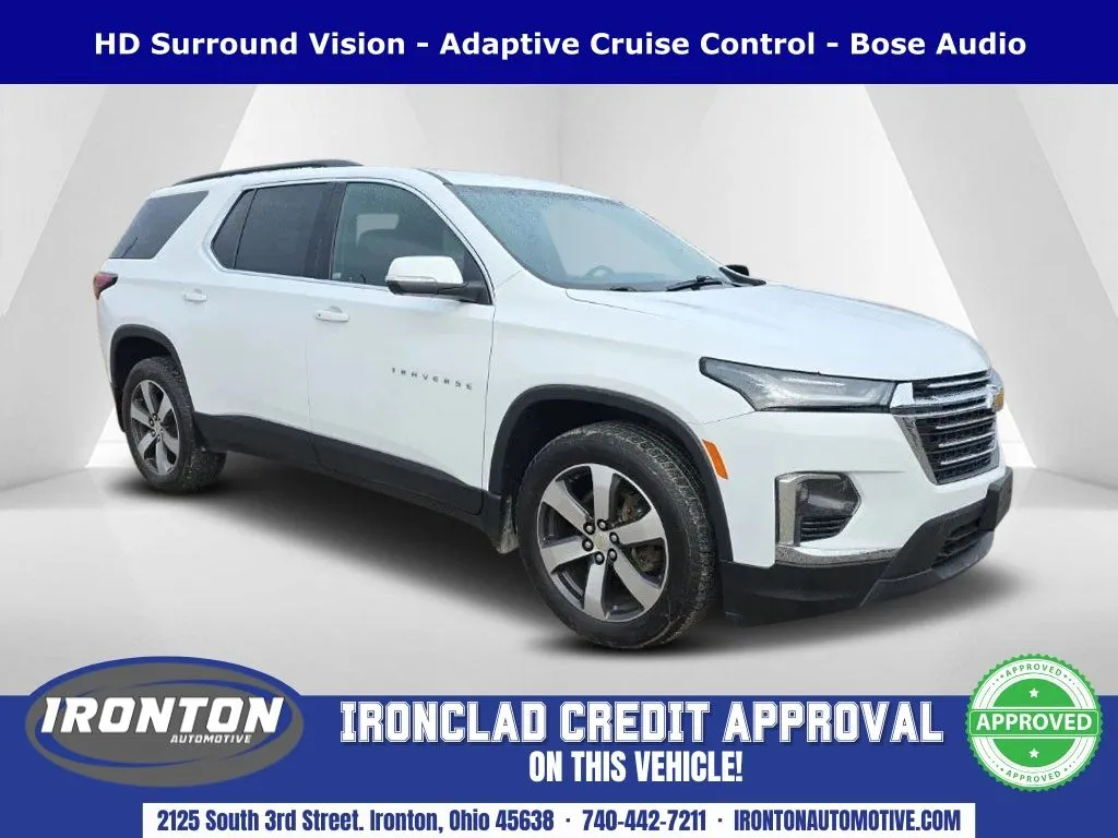 White 2023 Chevrolet Traverse LT Leather for sale in Ironton, OH