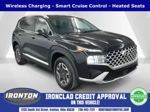 Black 2023 Hyundai Santa Fe Hybrid Blue for sale in Ironton, OH