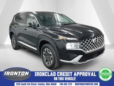 Black 2023 Hyundai Santa Fe Hybrid Blue for sale in Ironton, OH