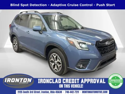 Blue 2023 Subaru Forester Premium for sale in Ironton, OH