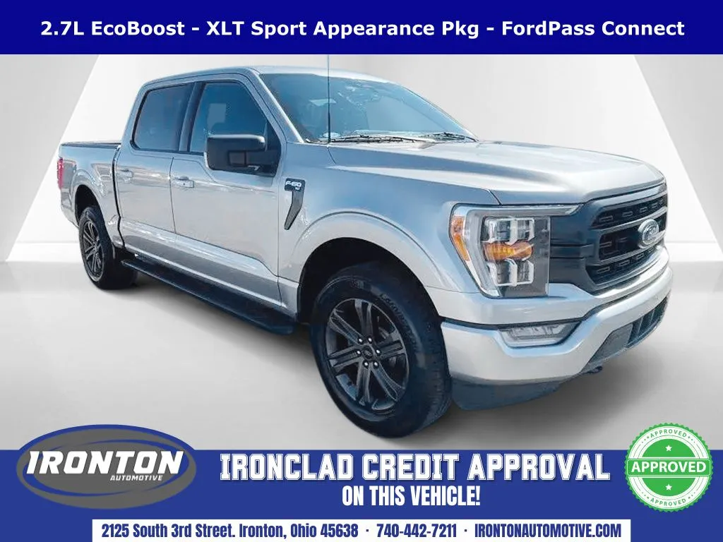 Silver 2022 Ford F-150 XLT for sale in Ironton, OH