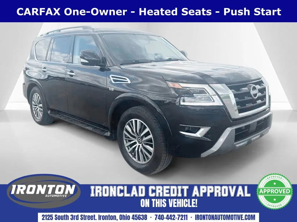 Black 2021 Nissan Armada SV for sale in Ironton, OH