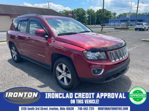 Red 2017 Jeep Compass Latitude for sale in Ironton, OH
