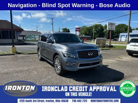 Gray 2016 INFINITI QX80 for sale in Ironton, OH