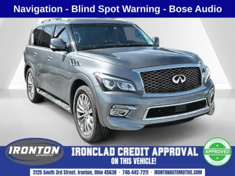 Gray 2016 INFINITI QX80 for sale in Ironton, OH