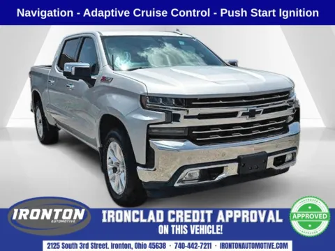 Silver 2020 Chevrolet Silverado 1500 LTZ for sale in Ironton, OH