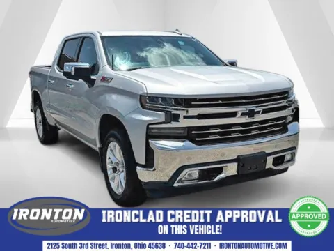 Silver 2020 Chevrolet Silverado 1500 LTZ for sale in Ironton, OH